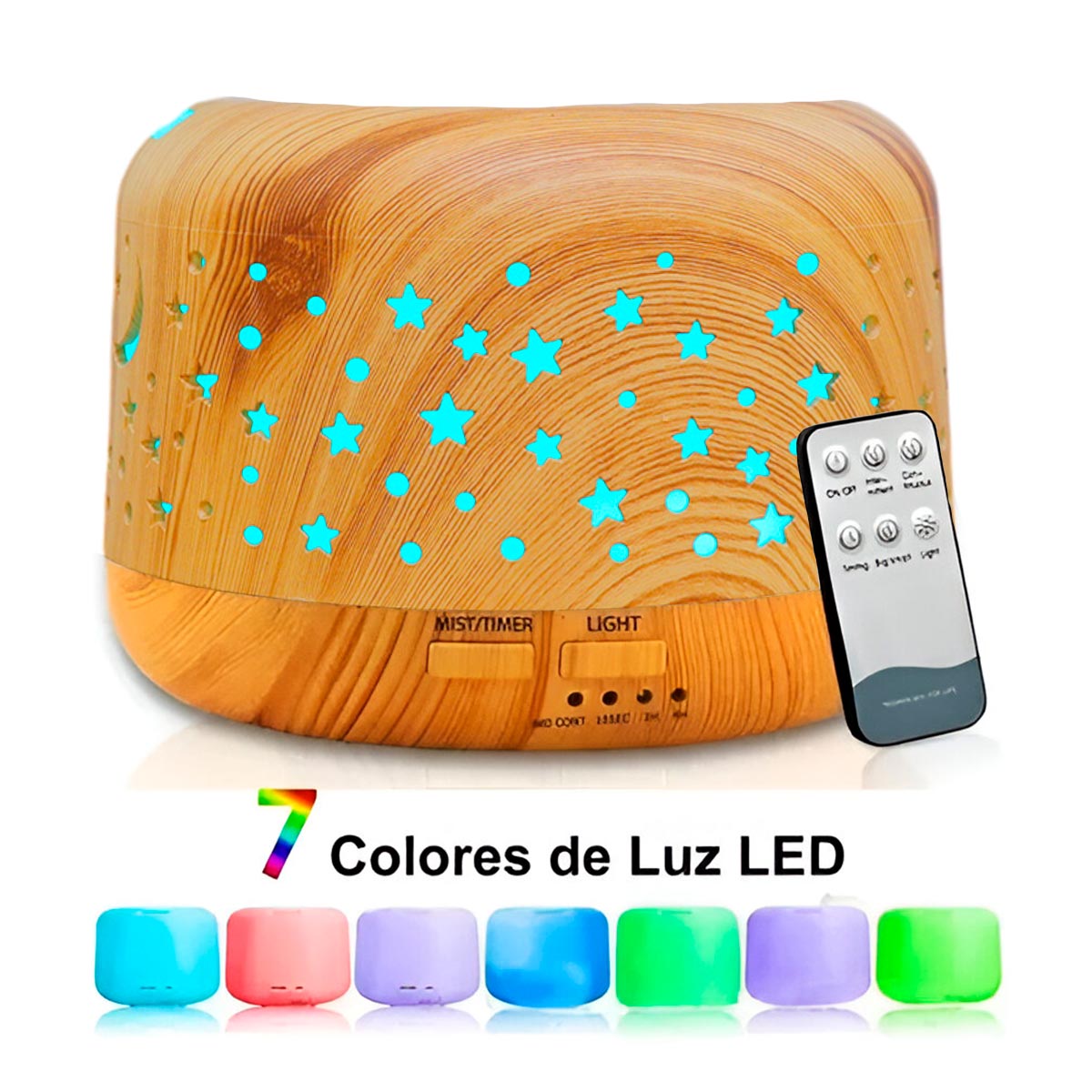 Humidificador con estrellas led