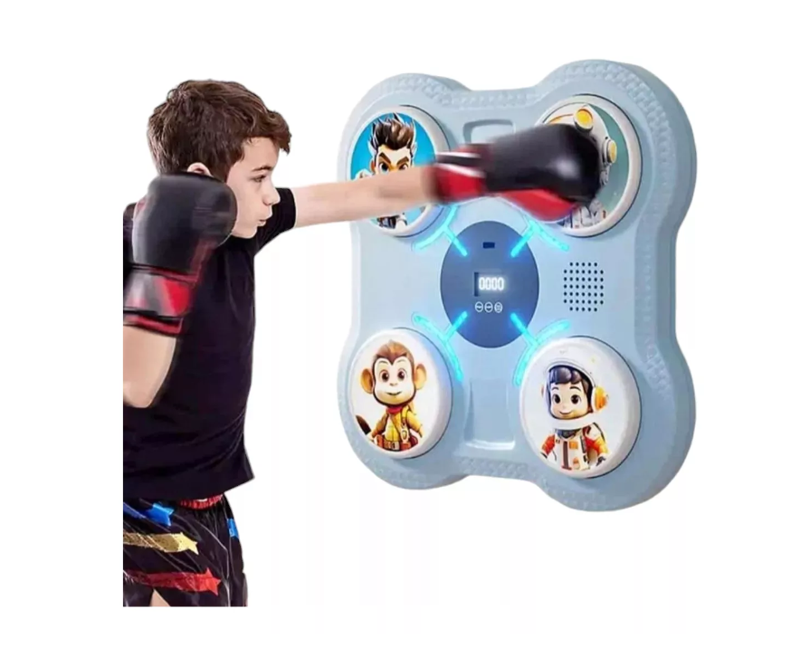 Maquina de boxeo musical para niños