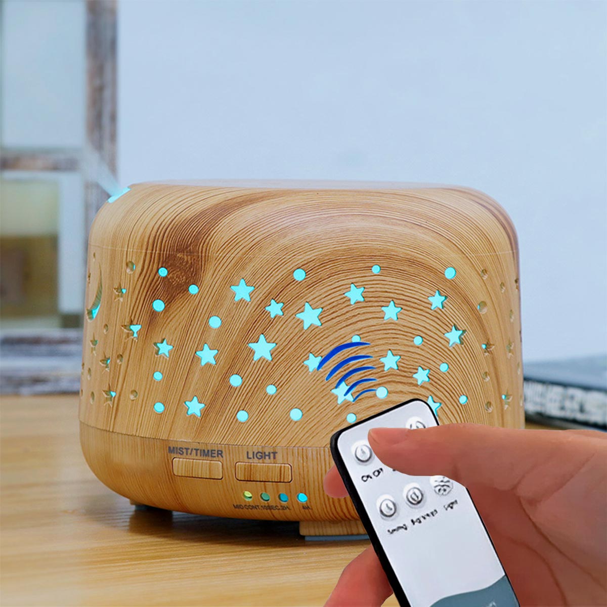 Humidificador con estrellas led